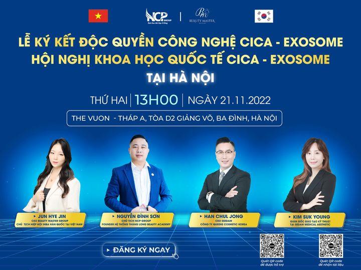 LỄ KÝ KẾT ĐỘC QUYỀN CÔNG  NGHỆ  EXOSOME